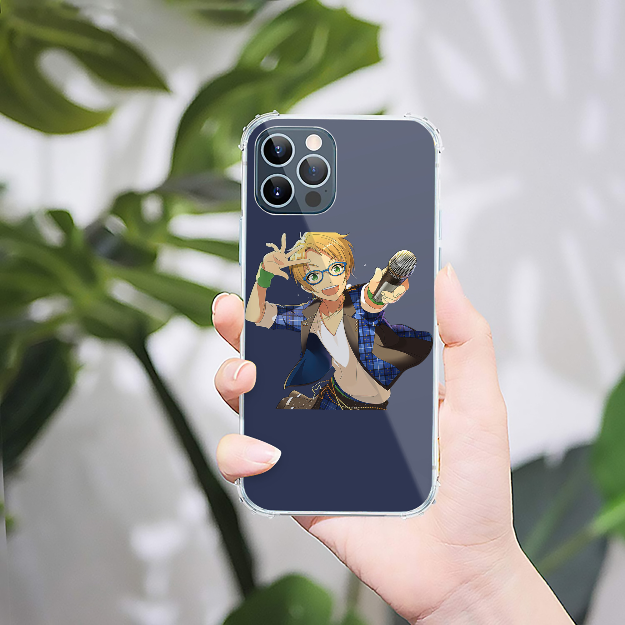 （画像用） あんさんぶるスターズ! Ensemble Stars 【iPhone 12シリーズ対応】透明スマホケース（クリアソフトケース）
